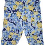 DUNNES STORES Legginsy Dziecięce Niebieskie Wzorzyste 98 - zdjęcie 2