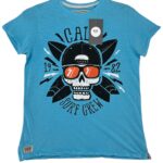 Koszulka Dziecięca Niebieska Print 134 - zdjęcie 1