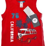 MINICLUB Koszulka Dziecięce Czerwona 80 - zdjęcie 1