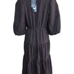 AX PARIS Sukienka Damska Czarna Groszki XL - zdjęcie 2