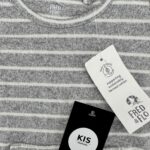 F&F Komplet Dziecięcy Szary Paski 74 - zdjęcie 3