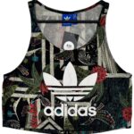 ADIDAS Top Damski Wielokolorowy S - zdjęcie 1