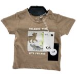 C&A Koszulka Dziecięce Beżowa 62 - zdjęcie 1