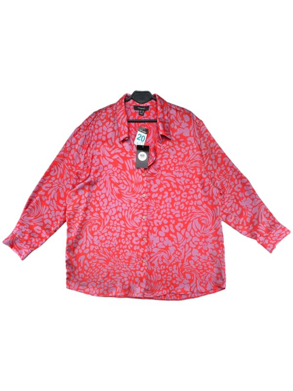 PRIMARK Koszula Damska Czerwona 4XL
