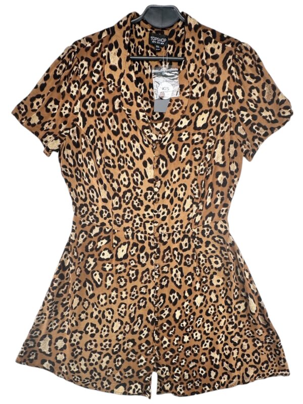 TOPSHOP Sukienka Damska Brązowa XL