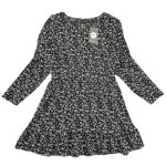 PAPAYA Sukienka Damska Czarna Kwiatowa XXL - zdjęcie 1