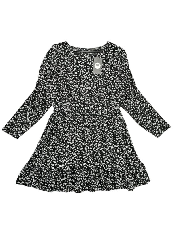 PAPAYA Sukienka Damska Czarna Kwiatowa XXL