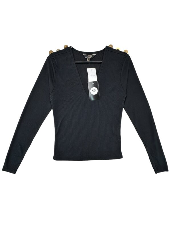 LIPSY LONDON Bluzka Damska Czarna M