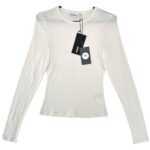 WEEKDAY Bluzka Damska Biała XXS - zdjęcie 1