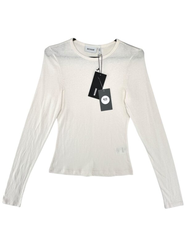 WEEKDAY Bluzka Damska Biała XXS