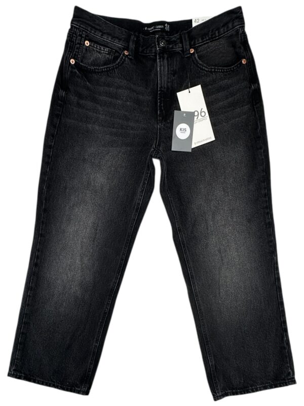STRADIVARIUS Jeansy Damskie Czarne XL