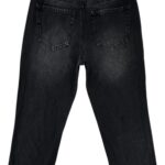 STRADIVARIUS Jeansy Damskie Czarne XL - zdjęcie 2