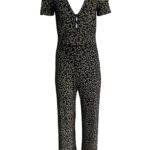 MISS SELFRIDGE Kombinezon Damski Czarny Wzorzysty S - zdjęcie 1