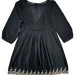 H&M Sukienka Damska Czarna Haft XS - zdjęcie 2