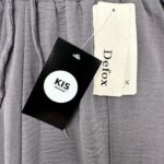 DEFOX Spodnie Damskie Szare S/M - zdjęcie 3