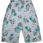 GEORGE Spodnie Damskie Szare Kwiatowe M - zdjęcie 1