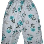 GEORGE Spodnie Damskie Szare Kwiatowe M - zdjęcie 2