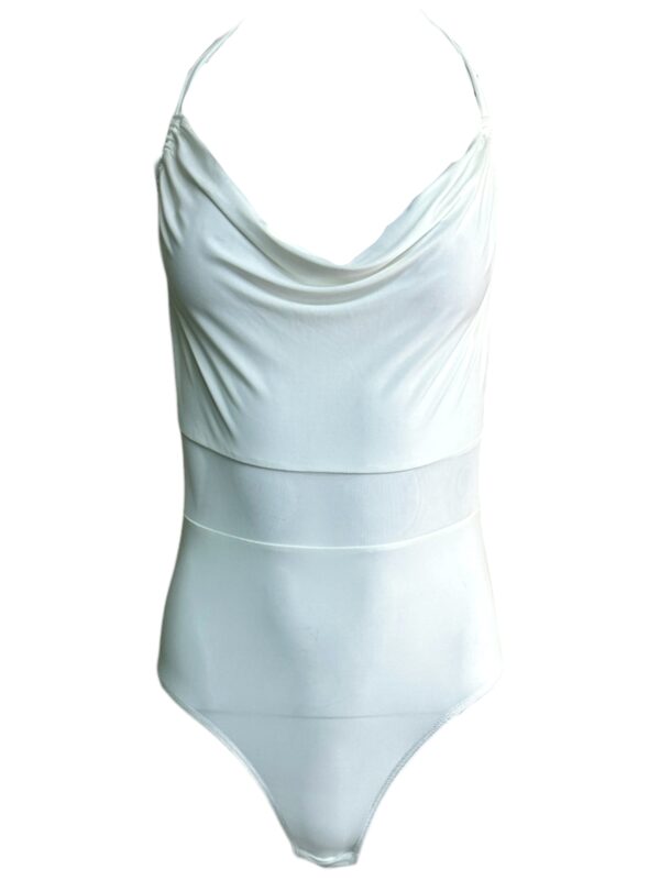 FEMME LUXE Body Damskie Białe M