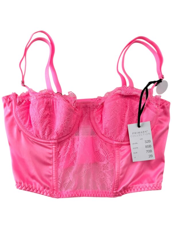 PRIMARK Biustonosz Gorset Damski Różowy XS 85B