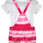 PRIMARK Komplet Dziecięcy Różowy Tie Dye 128 - zdjęcie 2