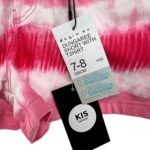 PRIMARK Komplet Dziecięcy Różowy Tie Dye 128 - zdjęcie 3