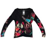 DESIGUAL Bluzka Damska Wielokolorowa L - zdjęcie 1