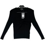 QED LONDON Bluzka Damska Czarna L - zdjęcie 1