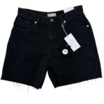 BERSHKA Szorty Męskie Czarne L - zdjęcie 1