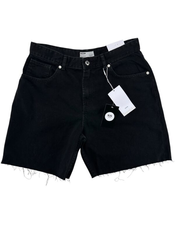 BERSHKA Szorty Męskie Czarne L