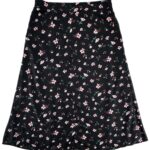 NASTY GAL Spódnica Damska Czarna Kwiatowy XXL - zdjęcie 2