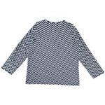 Bluzka Damska Geometryczna Niebieska XXL - zdjęcie 2