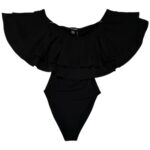 NEW LOOK Body Damskie Czarne S - zdjęcie 1