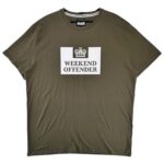 WEEKEND OFFENDER Koszulka Męskie Zielona XXL - zdjęcie 1