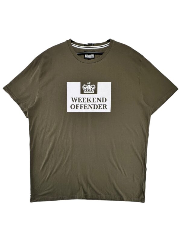 WEEKEND OFFENDER Koszulka Męskie Zielona XXL