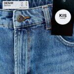 BERSHKA Szorty Damskie Niebieskie M - zdjęcie 3
