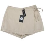 PRETTYLITTLETHING Szorty Damskie Beżowe M - zdjęcie 1
