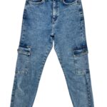 NOISY MAY Spodnie Damskie Niebieskie XS/S - zdjęcie 1