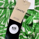 MANGO Spodenki Damskie Zielone Wzór Roślinny XS - zdjęcie 3