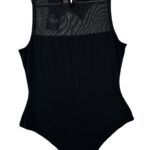 Body Damskie Czarne Leopar M - zdjęcie 2