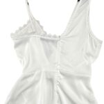 AMY & CLO IN VOGUE PARIS Top Damski Biały S - zdjęcie 2