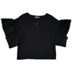 ZARA Bluzka Damska Czarna L - zdjęcie 1