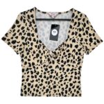 MISS SELFRIDGE Koszulka Damska Beżowa M - zdjęcie 1