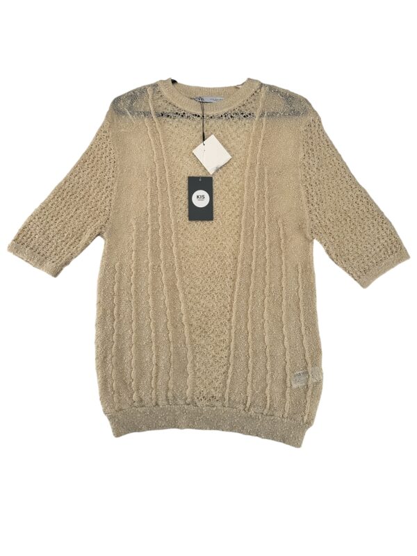 ZARA Sweter Męski Beżowy XL