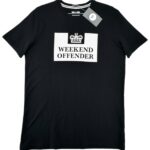 WEEKEND OFFENDER Koszulka Męskie Czarna M - zdjęcie 1