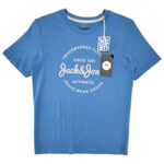 JACK & JONES Koszulka Dziecięce Niebieska 152 - zdjęcie 1