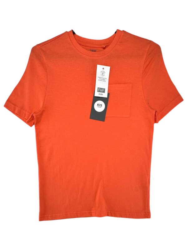 F&F Koszulka Dziecięce Pomarańczowa 146