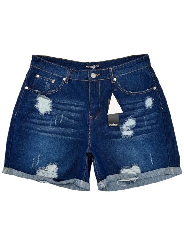BOOHOO Szorty Damskie Niebieskie Denim XXL