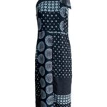RIVER ISLAND Sukienka Damska Czarna Wzorzysta S - zdjęcie 1