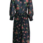 ASOS Sukienka Damska Czarna Kwiatowa M - zdjęcie 2