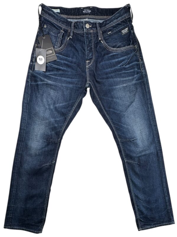 JACK&JONES Jeansy Męskie Niebieskie L